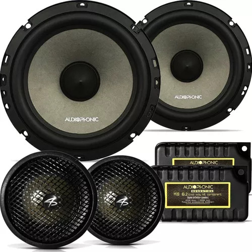 Kit 2 Vias Audiophonic Sensation Ks 6.2 130w Rms 6.5