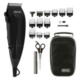 Maquina Cortar Pelo Home Cut 18 Piezas Wahl Kit Profesional Color Negro