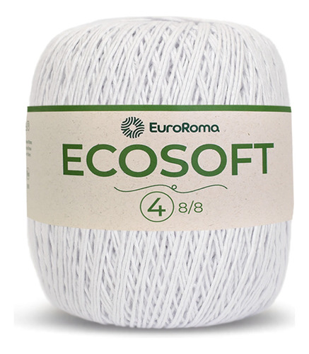 Euroroma Ecosoft Nº4 300g 482m Linha Barbante Várias Cores