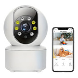 Camara De Seguridad  Lente 2mp Hd 5g Wifi 360º Con Alarma