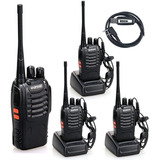 Radios Walkie Talkie Profesionales Paquete X4 Baofeng