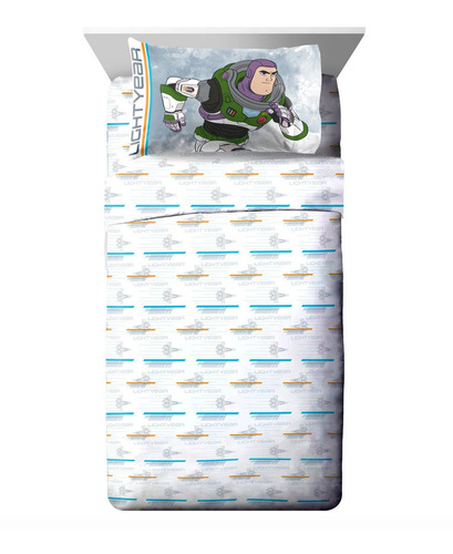 Set Sabanas De Buzz Lightyear 3pzs P/ Cama Individual *sk