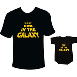 Camiseta Tal Pai Tal Filho Best Dad In The Galaxy Best Son