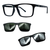 Oculos Mormaii 6112 Swap 4 Aco Com 2 Clipons G15 E Prata