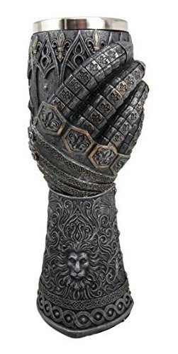 Copa De Vino Medieval Fleur De Lis Braveheart 8.75 