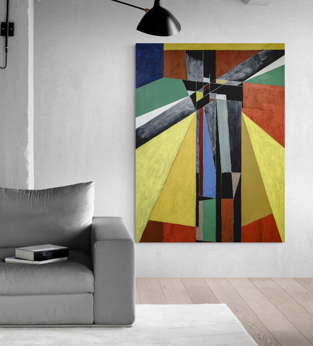 Cuadro Lienzo Tayrona Sala Abstracto Colores 001 60x80cm