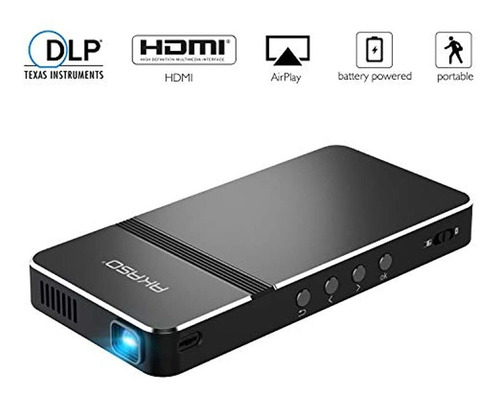 Mini Proyector Portable 1080p Hd Dlp Led 50 Ansi Lumen