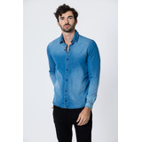 Camisa Ml Amil Azul