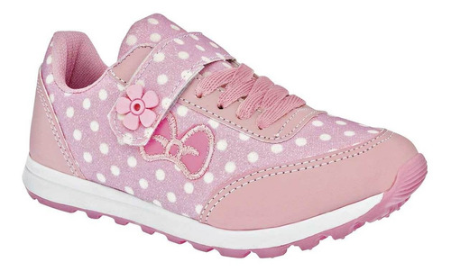 Tenis Bebé Niña Celex 241-1 Rosa Blanco 12-14 100-768