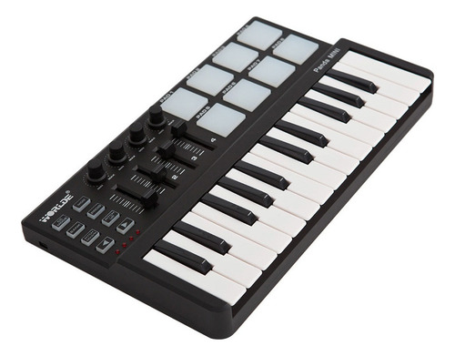 Mini Teclado Usb Portátil De 25 Teclas Y Controlador Midi Ta