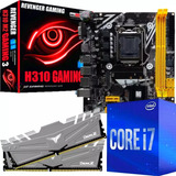 Kit Gamer Intel I7 10 Geração 5.0ghz + Placa Mae + 8gb Ddr4