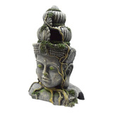 Estatua De Cabeza De Buda Decoraciones De Peces De Acuario