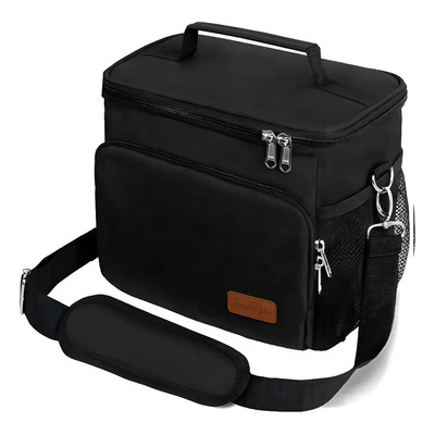 Fiambrera de hombro con aislamiento de gran capacidad de 12L color negro floreado JoalGfda box_12L | MercadoLibre