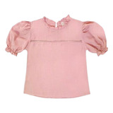 Blusa De Niña Princesa Casual Elegante De Moda Color Rosa 