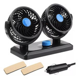 Ventilador 12v Auto Vehiculo Doble 360° (t-304)