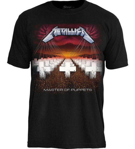 Camiseta Metallica - Master Of Puppets Stamp Ts 1433