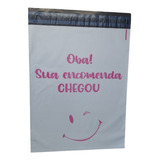 Envelope Lacre Correios Personalizado Rosa -oba -32x40 100 U