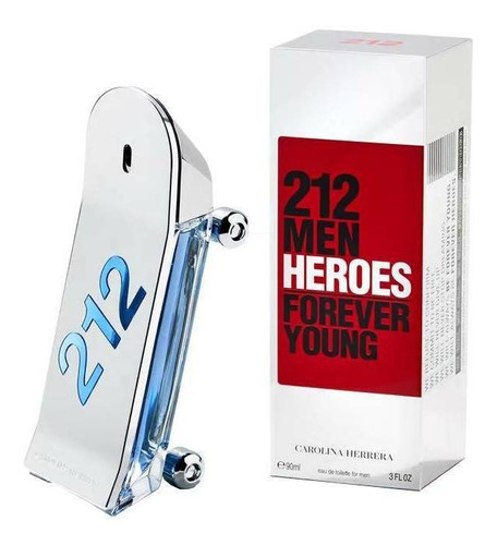 Carolina Herrera 212 Heroes Men Forever Young Edt 90ml Para Masculino