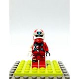 Lego Minifigura Original Ninja Rojo Avatar Arcade Ninjago 