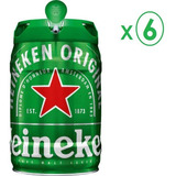 6 Barril Chopp Chopeira Cerveja Heineken 5 Litros Original