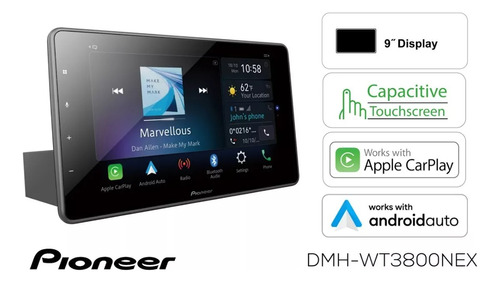 Autoestereo Pantalla Pioneer 9 PuLG Dmh Wt3800nex Car Play