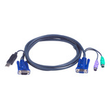 Cable Kvm Usb Con Conversor Ps2 A Usb De 6 M Aten 2l5506up