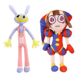 2x The Amazing Digital Circus Pomni Jax Muñeca Peluche Jugue