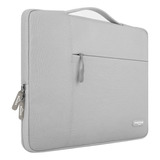 Funda Notebook 15.6 Pulgadas Resistente Gris Manija Bolsillo