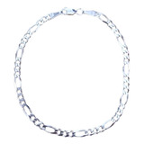 Esclava Pulsera De Plata .925 Tejido Cartier 20 Cm 4 Mm