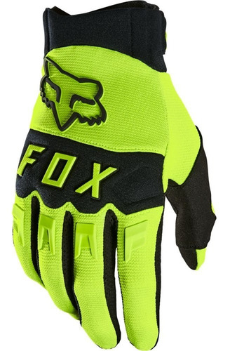 Guantes Fox Modelo Dirtpaw Para Hombre Color Amarillo Negro