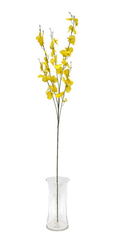 Kit 10 Orquídeas Chuva De Ouro Galho Grande Artificial