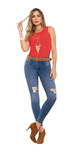 Jeans Colombiano Diva Azul Daxxys Jeans