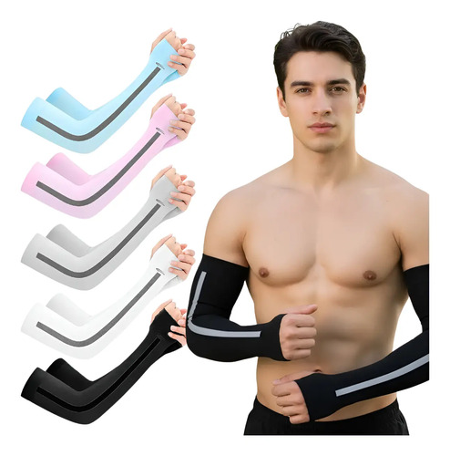 Manga Protectora Para Brazo Protección Uv Elasticidad Fresca