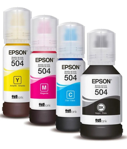 Combo Botellas Tintas Originales Epson 504 L4150 L4160 L6161