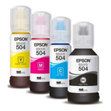 Combo Botellas Tintas Originales Epson 504 L4150 L4160 L6161