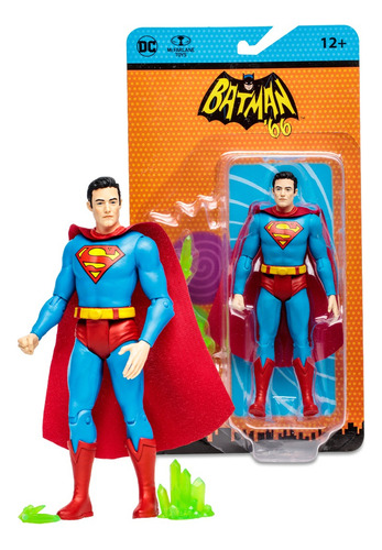 Figura De Acción Mcfarlane Dc Batman 66 - Superman 12