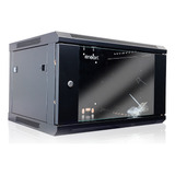 Gabinete Para Pared Metalico Enson Ens-rkgb6u Negro 600x450mm