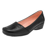 Zapato Casual Dama Mora Confort 156380 Piel Negro 22-26 T1