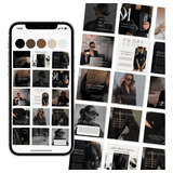 1300 Templates Sofisticados Pack Canva Design Feed Instagram