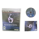 Resident Evil 6 1r Edición Playstation 3 Completo Con Manual