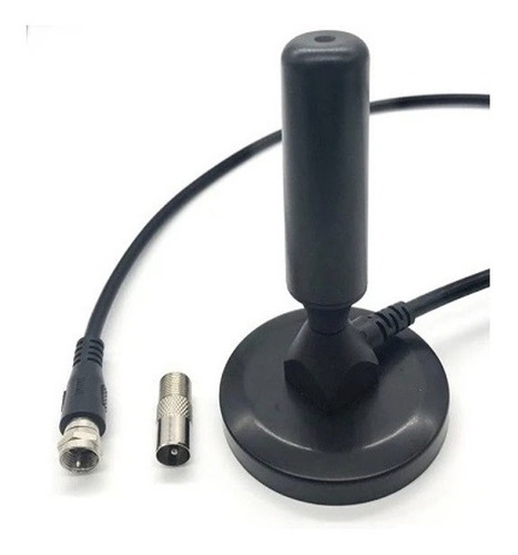 Antena Hd Tv Digital Abierta Interior Coaxial Iman + Envio