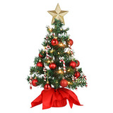 Árbol De Navidad De Mesa De 21 Pulgadas 50 Luces Led, ...