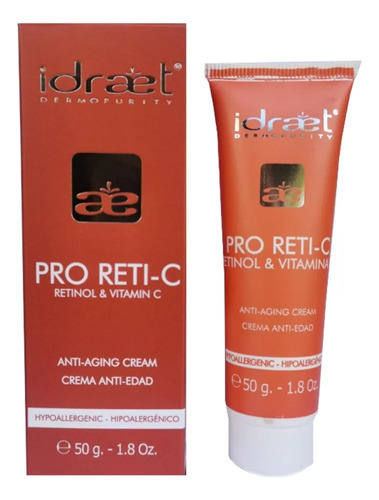 Crema Pro Reti C Travel De Idraet 50gr. Retinol Y Vitamina C