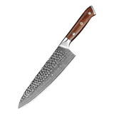 Cuchillo Acero Damasco Xinzuo  Chef Profesional 10  