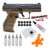 Paquete Pistola Walther Ppq M2 Co2 .43 Xchws P