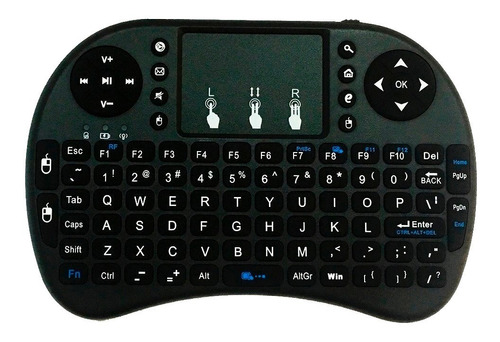 Mini Teclado Inalambrico Para Smart Tv Bateria Recargable