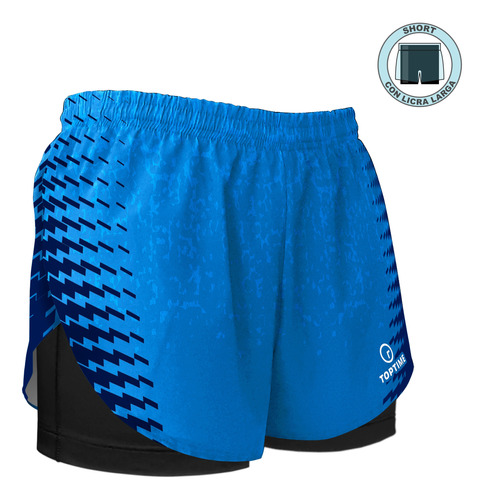 Short Para Correr Entrenar Run Corto Con Licra Unisex L27