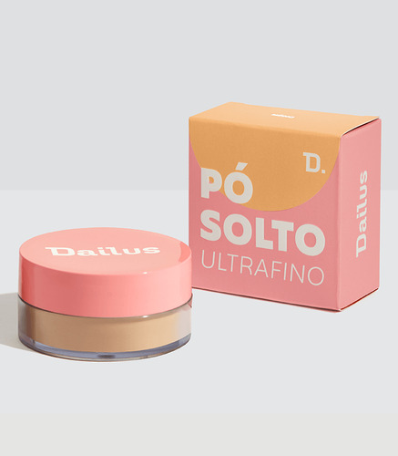 Base De Maquiagem Em Pó Dailus 649184 Pó Solto Ultrafino - 15g