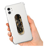 Kit Capa + Suporte Celular Personalizado Granito Gold