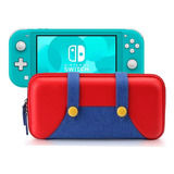 Nintendo Switch Lite Estuche Rígido C/zipper Mod. Mario Bros